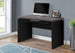 I 7439 Computer Desk - 48"L / Black / Grey Top - Furniture Depot (7881136210168)