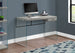I 7445 Computer Desk - 48"L / Grey Reclaimed Wood / Glass Panels - Furniture Depot (7881136341240)