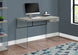 I 7445 Computer Desk - 48"L / Grey Reclaimed Wood / Glass Panels - Furniture Depot (7881136341240)