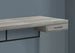 I 7445 Computer Desk - 48"L / Grey Reclaimed Wood / Glass Panels - Furniture Depot (7881136341240)