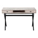 I 7449 Computer Desk - 48"L / Taupe Reclaimed Wood / Black Metal - Furniture Depot (7881136439544)