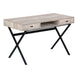 I 7449 Computer Desk - 48"L / Taupe Reclaimed Wood / Black Metal - Furniture Depot (7881136439544)