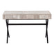 I 7449 Computer Desk - 48"L / Taupe Reclaimed Wood / Black Metal - Furniture Depot (7881136439544)