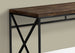I 7450 Computer Desk - 48"L / Brown Reclaimed Wood / Black Metal - Furniture Depot (7881136472312)