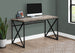 I 7452 Computer Desk - 48"L / Taupe Reclaimed Wood / Black Metal - Furniture Depot (7881136537848)