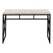 I 7452 Computer Desk - 48"L / Taupe Reclaimed Wood / Black Metal - Furniture Depot (7881136537848)
