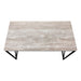 I 7452 Computer Desk - 48"L / Taupe Reclaimed Wood / Black Metal - Furniture Depot (7881136537848)