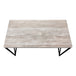 I 7452 Computer Desk - 48"L / Taupe Reclaimed Wood / Black Metal - Furniture Depot (7881136537848)