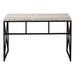 I 7452 Computer Desk - 48"L / Taupe Reclaimed Wood / Black Metal - Furniture Depot (7881136537848)