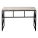 I 7452 Computer Desk - 48"L / Taupe Reclaimed Wood / Black Metal - Furniture Depot (7881136537848)