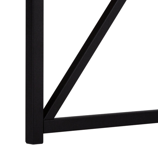 I 7452 Computer Desk - 48"L / Taupe Reclaimed Wood / Black Metal - Furniture Depot (7881136537848)