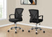 I 7460 Office Chair - Black / Chrome Base On Castors - Furniture Depot