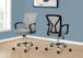 I 7461 Office Chair - Grey / Chrome Base On Castors - Furniture Depot