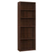 I 7466 Bookcase - 72"H / Cherry With 5 Shelves - Furniture Depot (7881136799992)