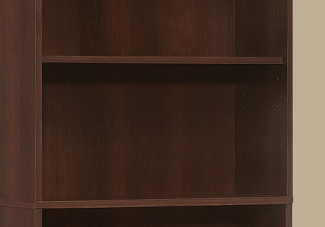 I 7466 Bookcase - 72"H / Cherry With 5 Shelves - Furniture Depot (7881136799992)