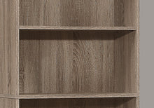 Load image into Gallery viewer, I 7468 Bookcase - 72&quot;H / Dark Taupe With 5 Shelves - Furniture Depot
