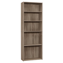 Load image into Gallery viewer, I 7468 Bookcase - 72&quot;H / Dark Taupe With 5 Shelves - Furniture Depot