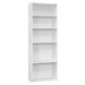 I 7470 Bookcase - 72"H / White With 5 Shelves - Furniture Depot