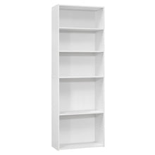 Load image into Gallery viewer, I 7470 Bookcase - 72&quot;H / White With 5 Shelves - Furniture Depot