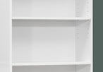 I 7470 Bookcase - 72"H / White With 5 Shelves - Furniture Depot