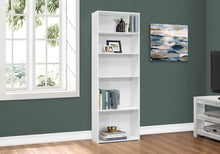 Load image into Gallery viewer, I 7470 Bookcase - 72&quot;H / White With 5 Shelves - Furniture Depot