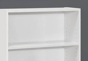I 7479 Bookcase - 36"H / White With 3 Shelves - Furniture Depot