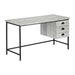 I 7486 Computer Desk - 55"L / Grey Reclaimed Wood / Black Metal - Furniture Depot (7881137225976)
