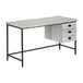 I 7486 Computer Desk - 55"L / Grey Reclaimed Wood / Black Metal - Furniture Depot (7881137225976)