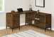 I 7490 Computer Desk - 60"L / Rustic Brown L-Shaped Corner - Furniture Depot (7881137324280)