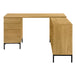 I 7491 Computer Desk - 60"L / Light Oak L-Shaped Corner - Furniture Depot (7881137357048)