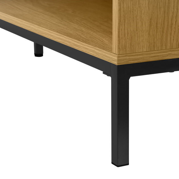 I 7491 Computer Desk - 60"L / Light Oak L-Shaped Corner - Furniture Depot (7881137357048)