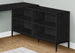 I 7493 Computer Desk - 60"L / Black Oak L-Shaped Corner - Furniture Depot