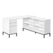 I 7494 Computer Desk - 60"L / White L-Shaped Corner - Furniture Depot (7881137488120)
