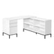 I 7494 Computer Desk - 60"L / White L-Shaped Corner - Furniture Depot (7881137488120)