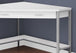 I 7500 Computer Desk - 42"L / White Corner / Silver Metal - Furniture Depot (7881137520888)