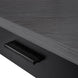 I 7503 Computer Desk - 42"L / Black / Grey Top Corner / Black - Furniture Depot
