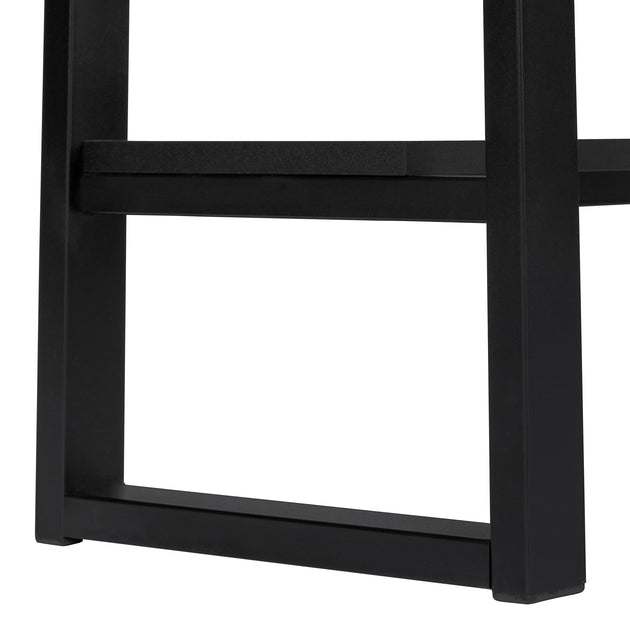 I 7503 Computer Desk - 42"L / Black / Grey Top Corner / Black - Furniture Depot