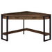 I 7504 Computer Desk - 42"L / Brown Reclaimed Wood Corner - Furniture Depot (7881137651960)
