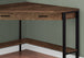 I 7504 Computer Desk - 42"L / Brown Reclaimed Wood Corner - Furniture Depot (7881137651960)