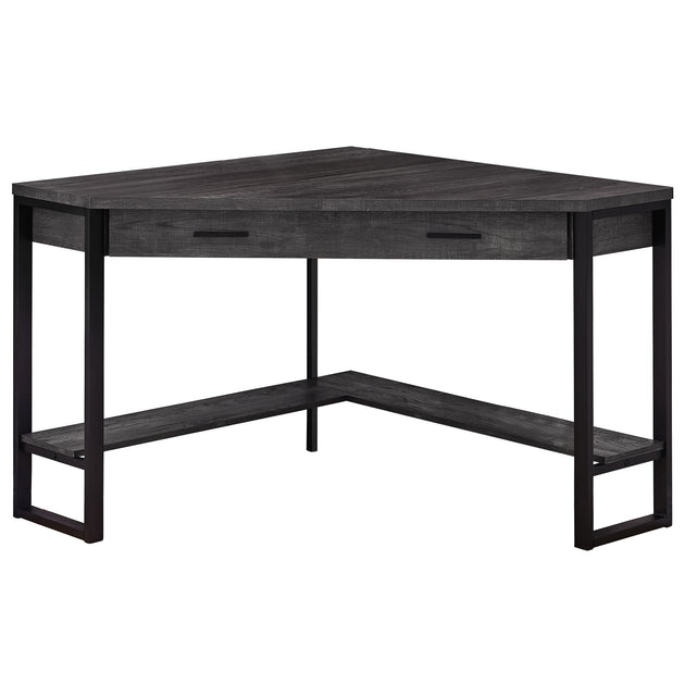 I 7507 Computer Desk - 42"L / Black Reclaimed Wood Corner - Furniture Depot (7881137750264)