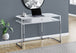 I 7520 Computer Desk - 48"L / Glossy White / Chrome Metal - Furniture Depot