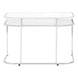 I 7520 Computer Desk - 48"L / Glossy White / Chrome Metal - Furniture Depot