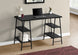I 7522 Computer Desk - 48"L / Black / Black Metal - Furniture Depot