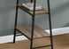 I 7523 Computer Desk - 48"L / Dark Taupe / Black Metal - Furniture Depot
