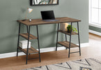 I 7525 Computer Desk - 48"L / Brown Reclaimed Wood / Black Metal - Furniture Depot (7881137979640)