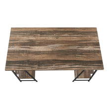 Load image into Gallery viewer, I 7525 Computer Desk - 48&quot;L / Brown Reclaimed Wood / Black Metal - Furniture Depot (7881137979640)