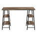 I 7525 Computer Desk - 48"L / Brown Reclaimed Wood / Black Metal - Furniture Depot (7881137979640)