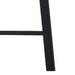 I 7527 Computer Desk - 48"L / White Marble-Look / Black Metal - Furniture Depot