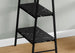I 7528 Computer Desk - 48"L / Black Marble-Look / Black Metal - Furniture Depot (7881138077944)