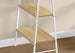 I 7529 Computer Desk - 48"L / Natural / White Metal - Furniture Depot (7881138110712)